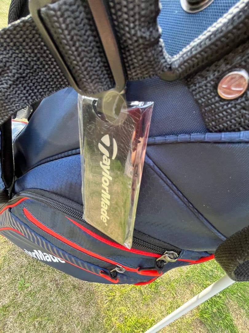 TaylorMade キャディバッグ ネイビー/レッド