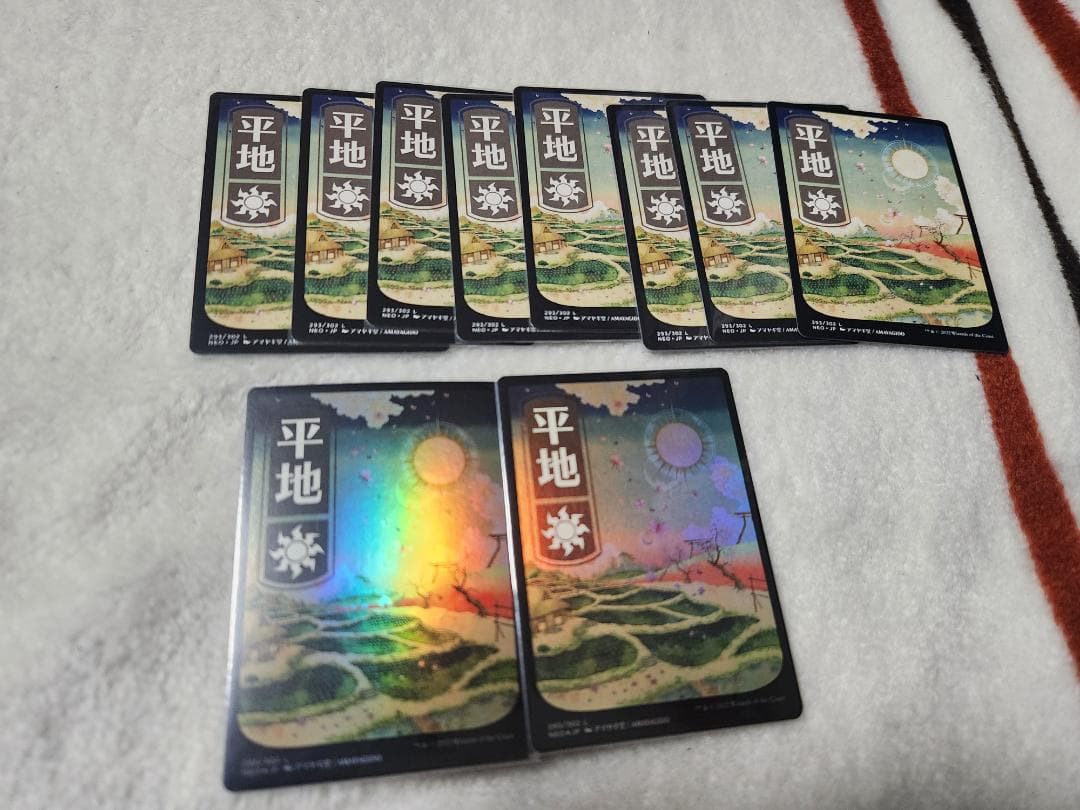 MTG☆浮世絵土地☆10種☆foil nonfoil込み80枚