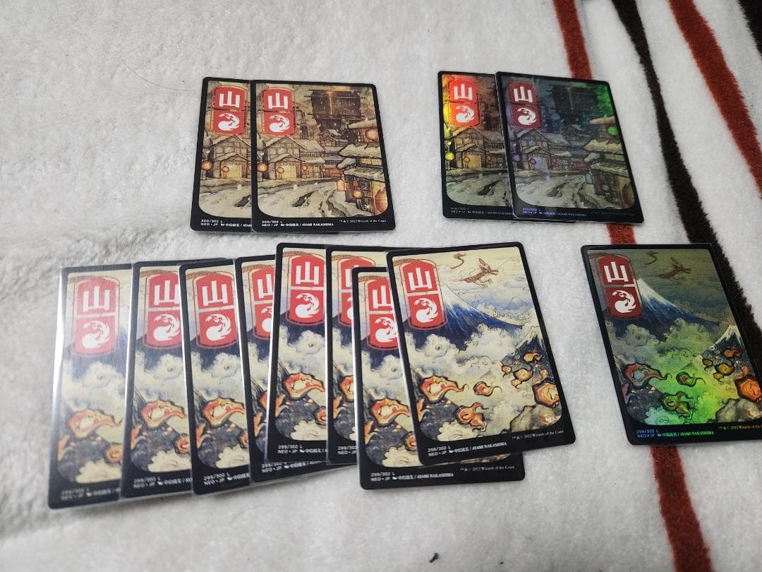 MTG☆浮世絵土地☆10種☆foil nonfoil込み80枚