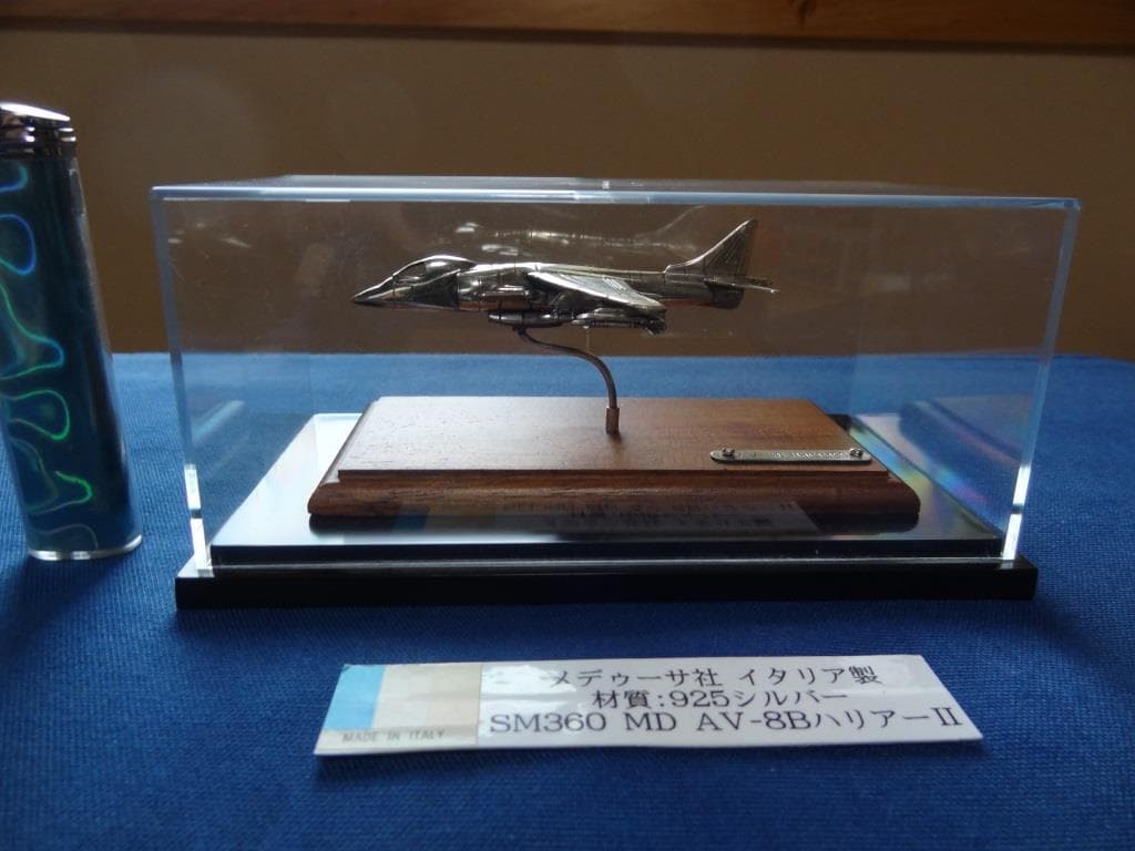 イタリア製 メデゥーサ社 925シルバー製 AV-8B ハリアーⅡ攻撃機