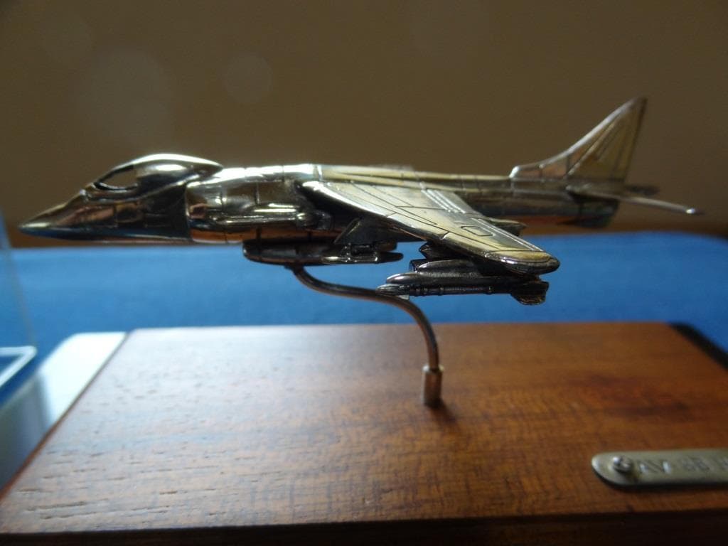 イタリア製 メデゥーサ社 925シルバー製 AV-8B ハリアーⅡ攻撃機