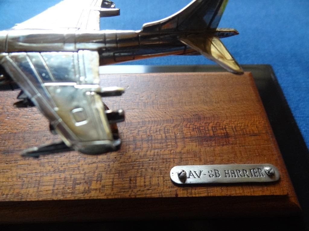 イタリア製 メデゥーサ社 925シルバー製 AV-8B ハリアーⅡ攻撃機