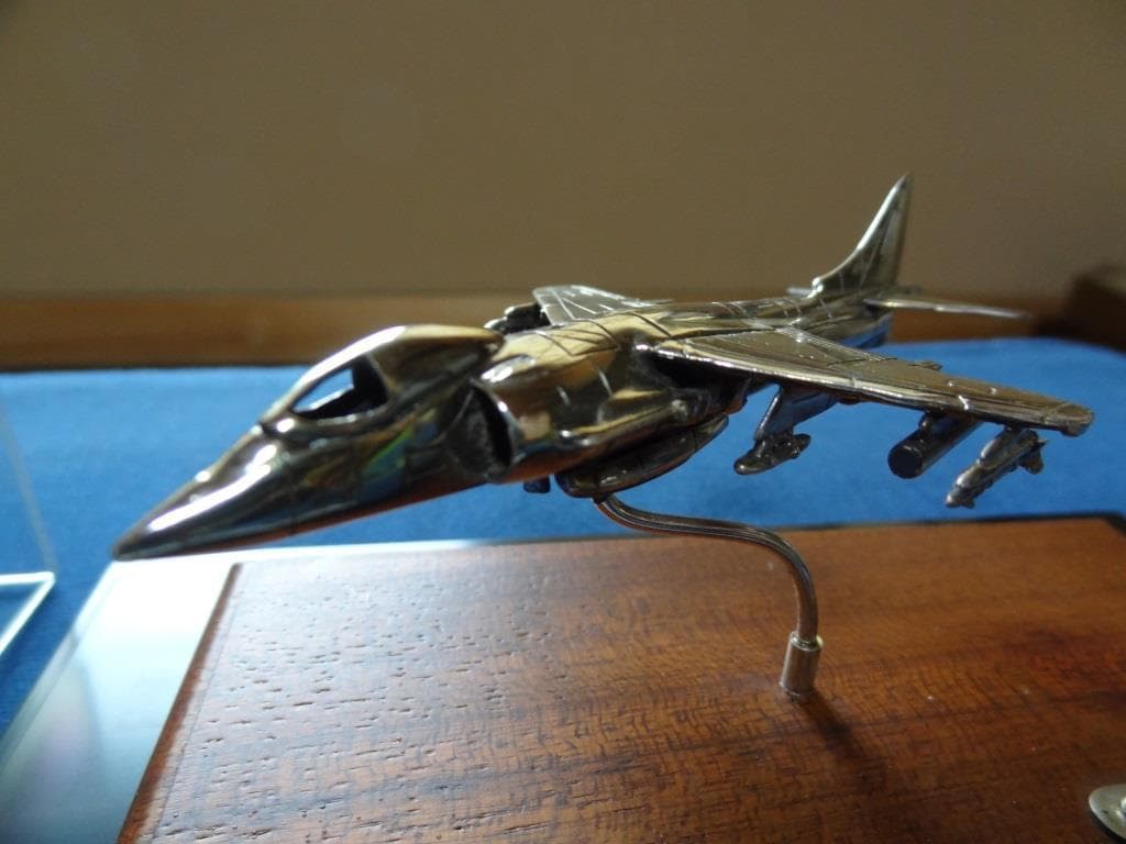 イタリア製 メデゥーサ社 925シルバー製 AV-8B ハリアーⅡ攻撃機