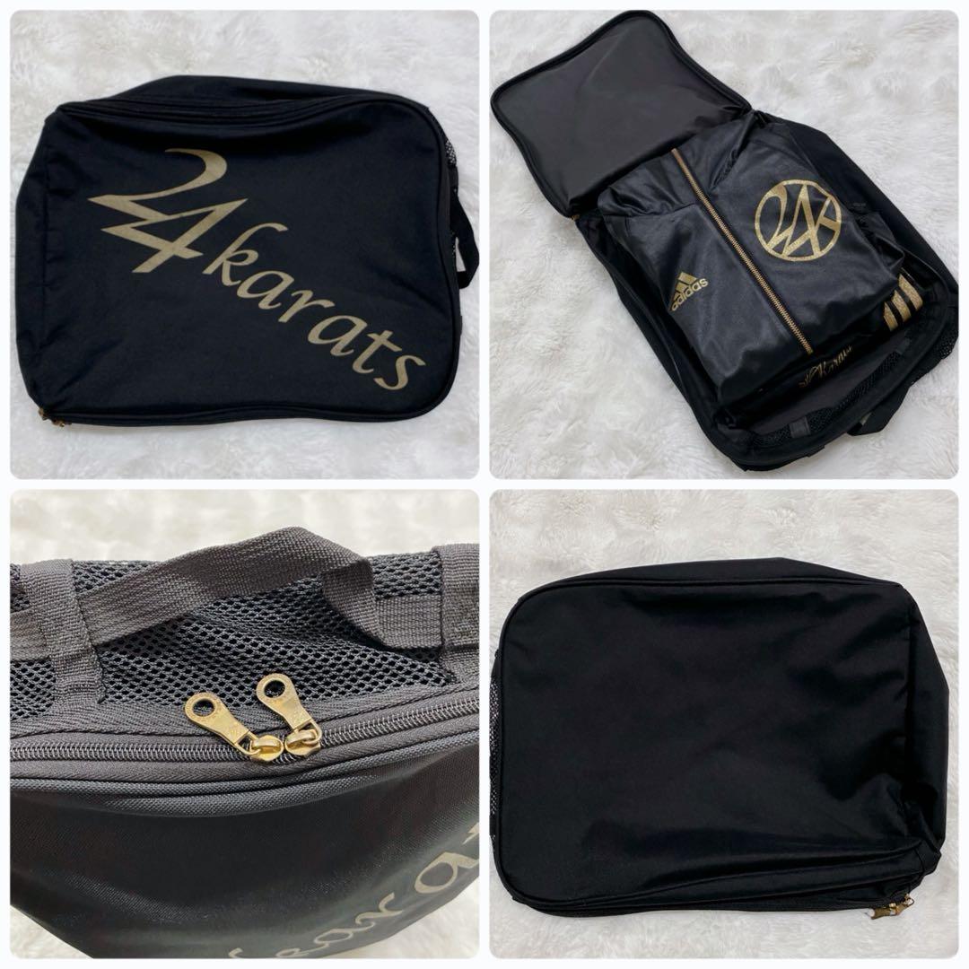 【試着のみ】adidas × 24Karats ポーチ付 ジャージ 2XS
