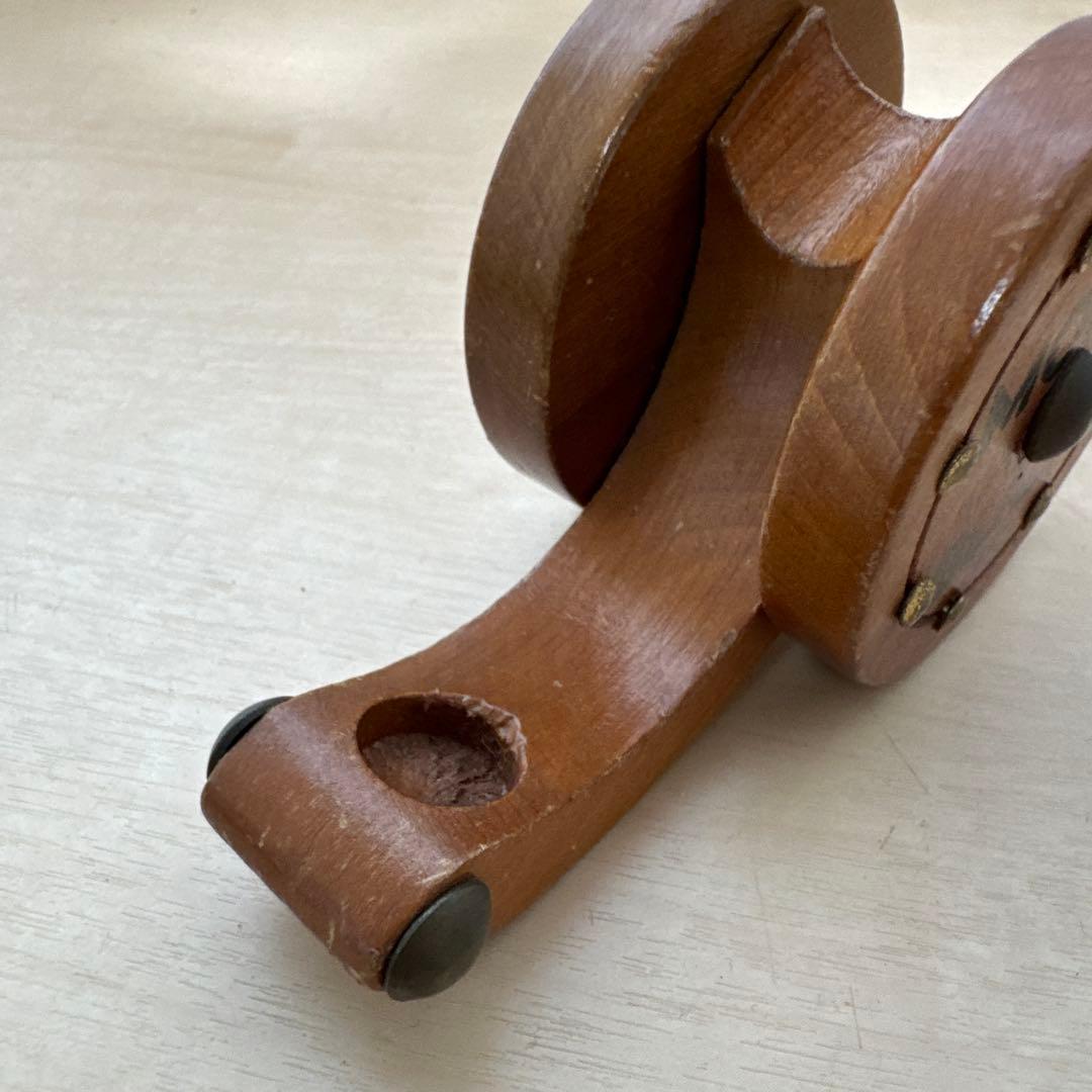 非売品 MONTBLANC モンブラン ペン立て 大砲型 木製 ペンスタンド