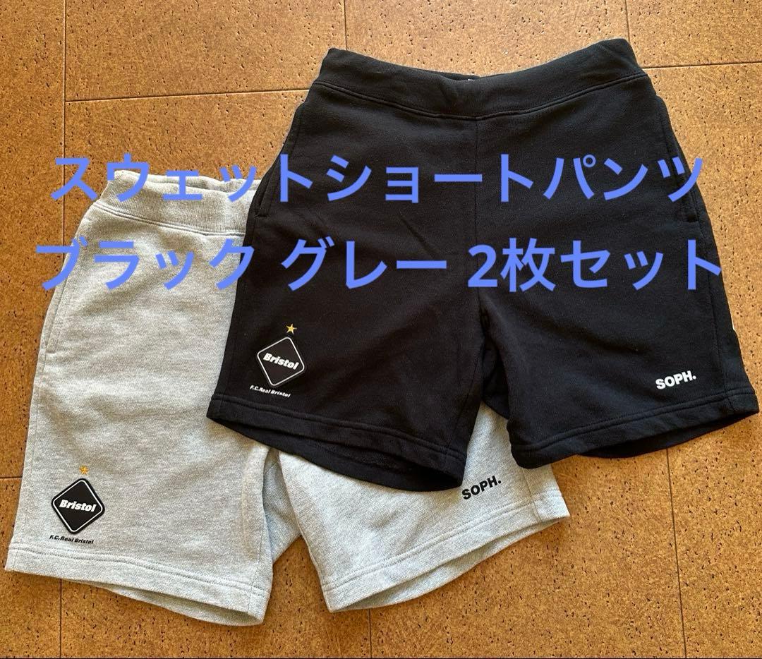 Bristol ブリストル スウェット ショートパンツ 黒 灰 2枚セット