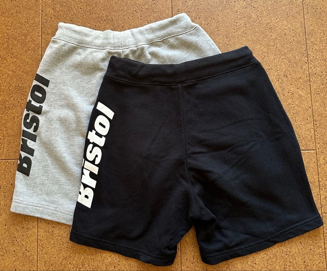 Bristol ブリストル スウェット ショートパンツ 黒 灰 2枚セット