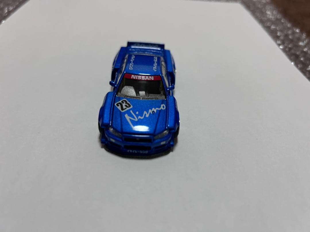 MINIGT 街道ハウス R34 スカイラインGT-R ニスモ ブルー※最終価格