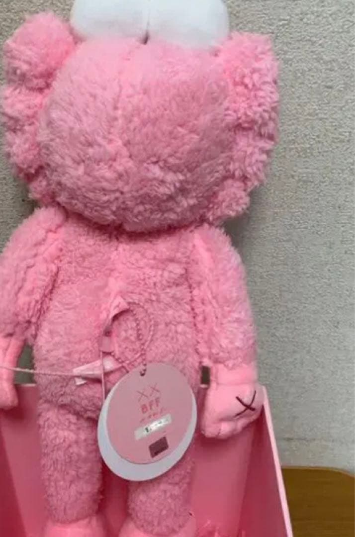 世界限定3000体 KAWS BFF Plush pink