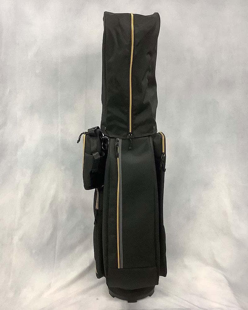 NEW ERA ニューエラ キャディバッグ ブラックxゴールド ポーチ付き