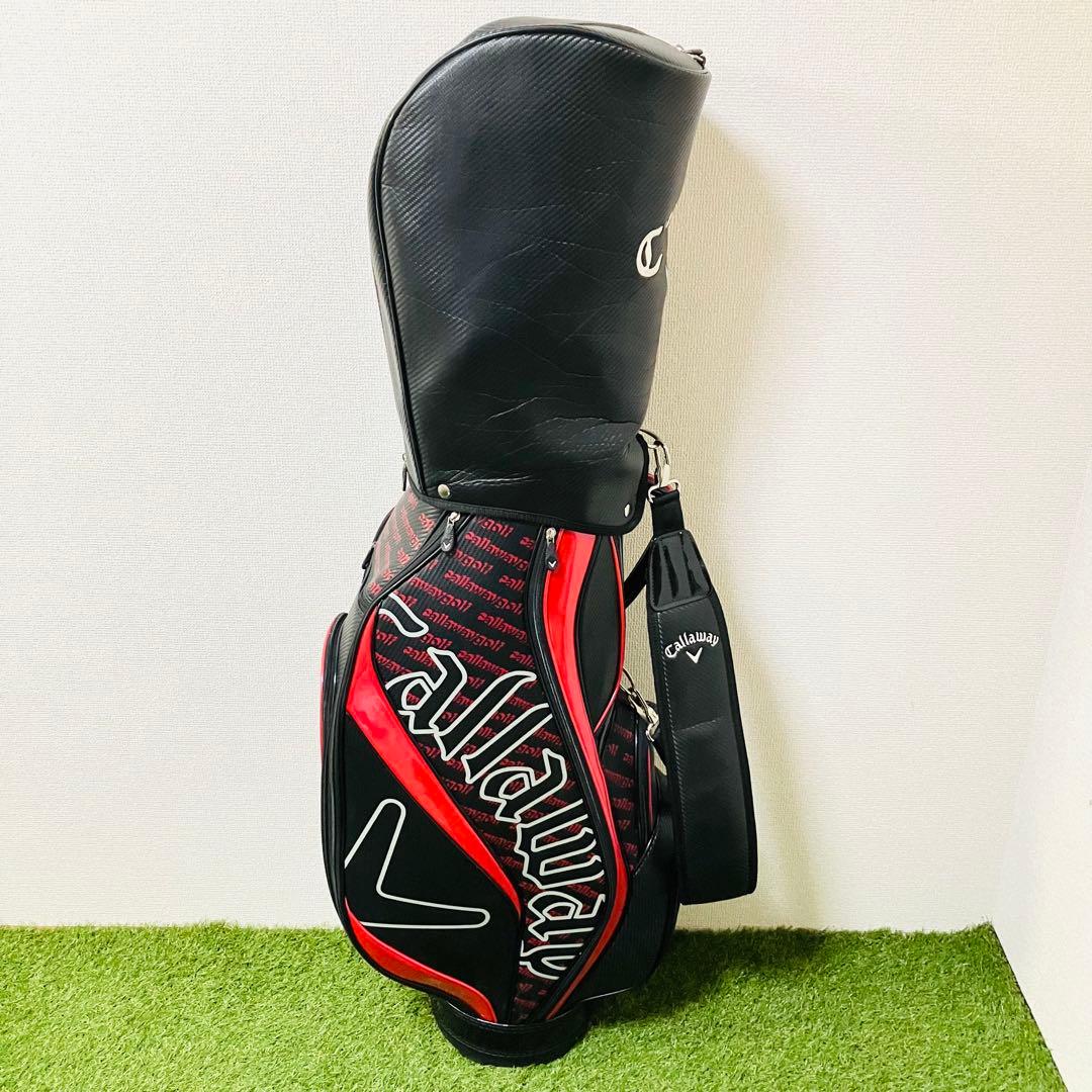 キャロウェイ キャディバッグ メンズ 男性用 カート式 ビッグロゴ カッコいい