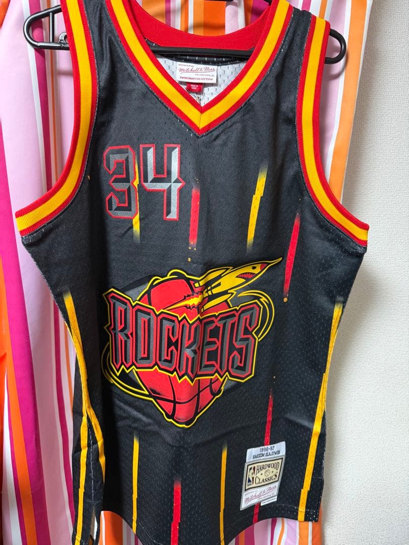 ミッチェルアンドネス ロケッツ オラジュワンユニフォーム Mサイズ