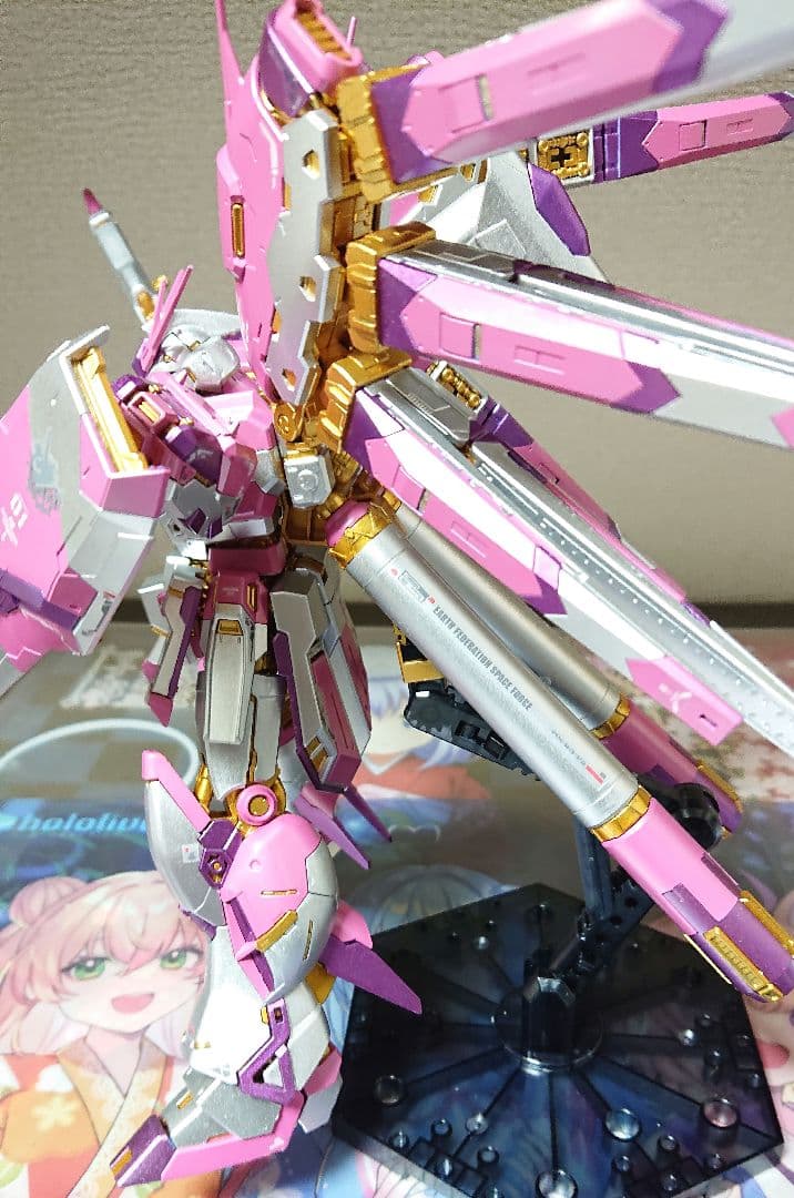 塗装完成品 RG Hi-νガンダム ハイパーメガバズーカランチャー