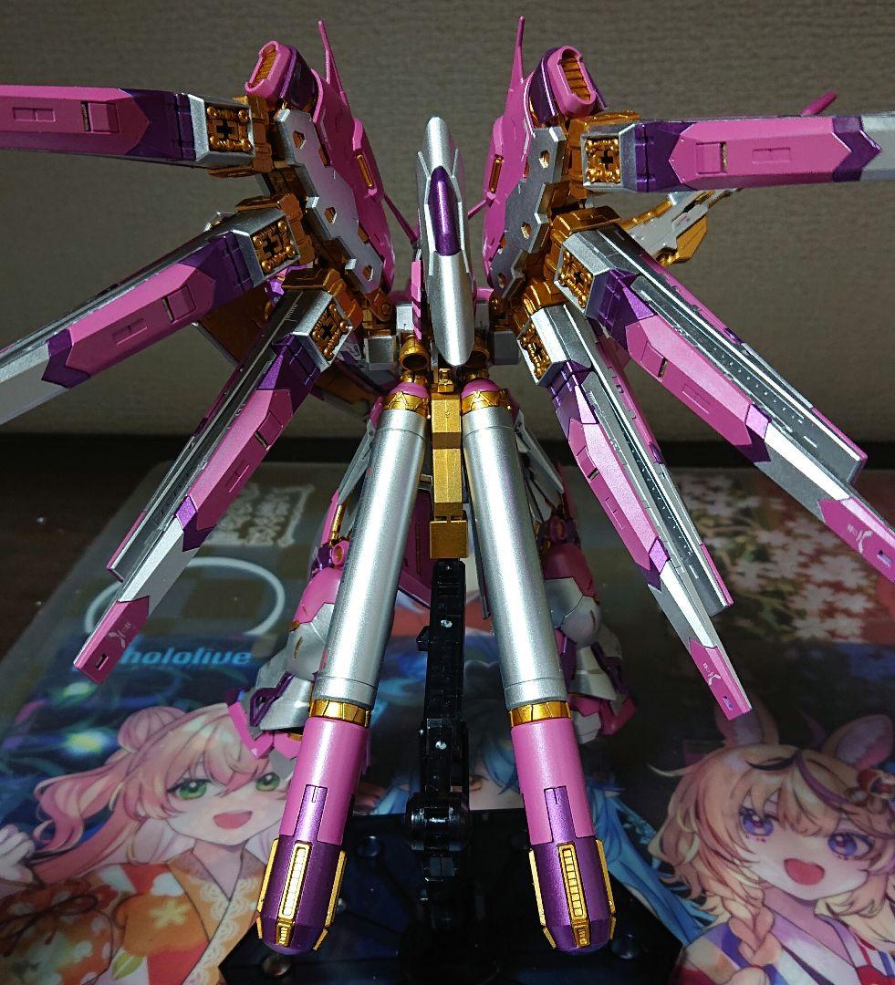 塗装完成品 RG Hi-νガンダム ハイパーメガバズーカランチャー