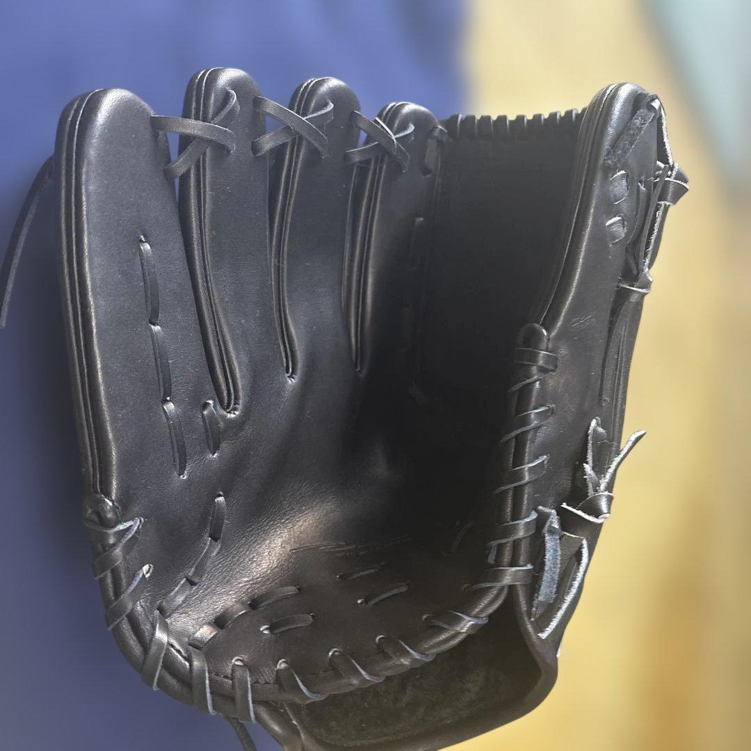 新品未使用タグ付きアイピセレクト硬式野球グローブ ブラック 投手用左利き用