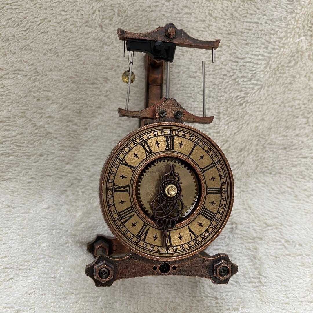 値下げ！　アンティーク型時計風置物　トミー製ギルドクロック　からくり時計