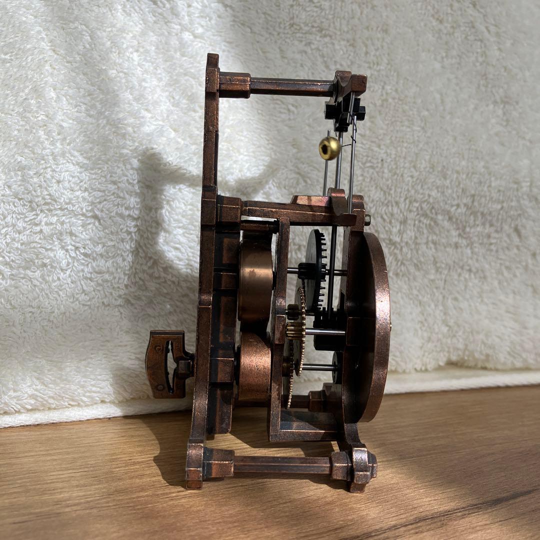 値下げ！　アンティーク型時計風置物　トミー製ギルドクロック　からくり時計