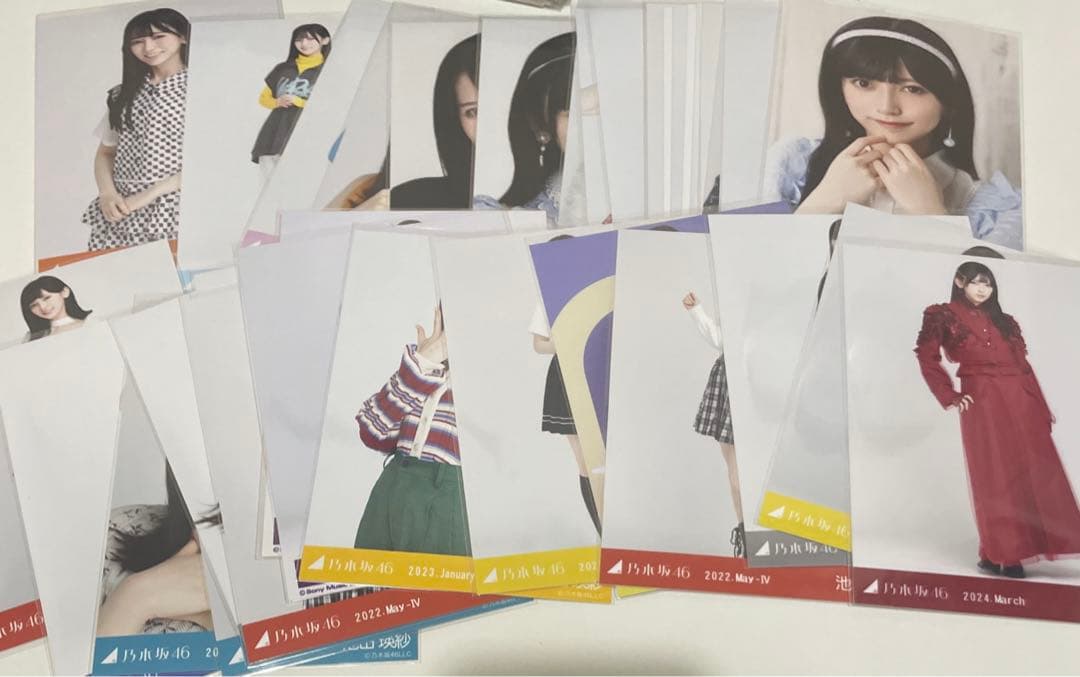 乃木坂46 生写真　5期生　池田瑛紗　菅原咲月　井上和　中西アルノ