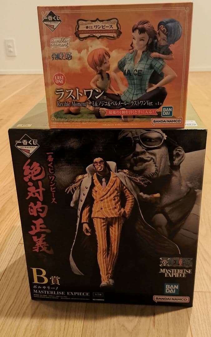 ワンピース ナミ、ノジコ、ベルメールラストワン & 絶対的正義 B賞 セット