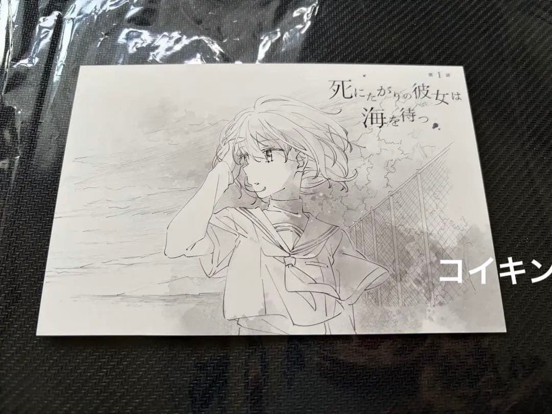 【未使用】私を喰べたい、ひとでなし 第1話 台本イラスト ポストカード 比名子