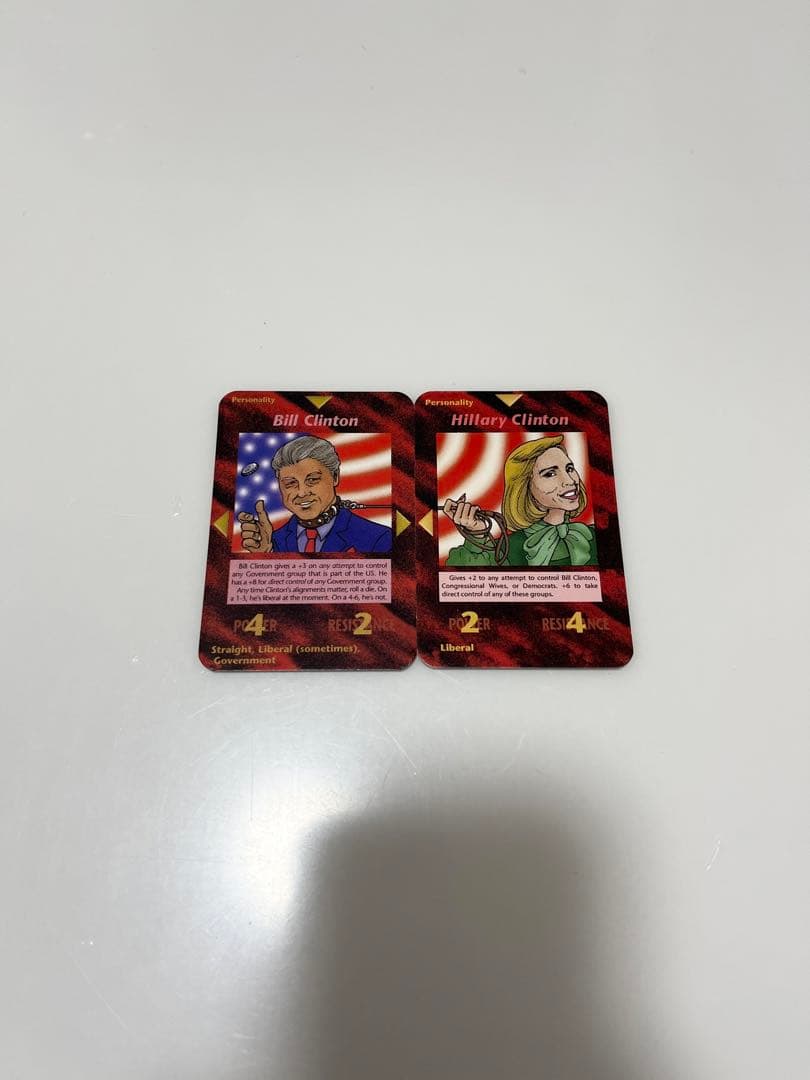 イルミナティカードBillClinton、HillaryClintonフリーメイ