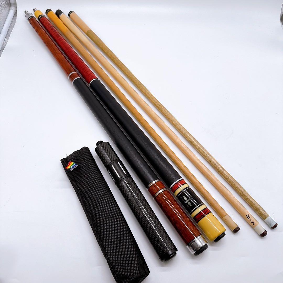 ビリヤードキュー キュー 詳細不明 全長151cm エクステンション・ケース付き