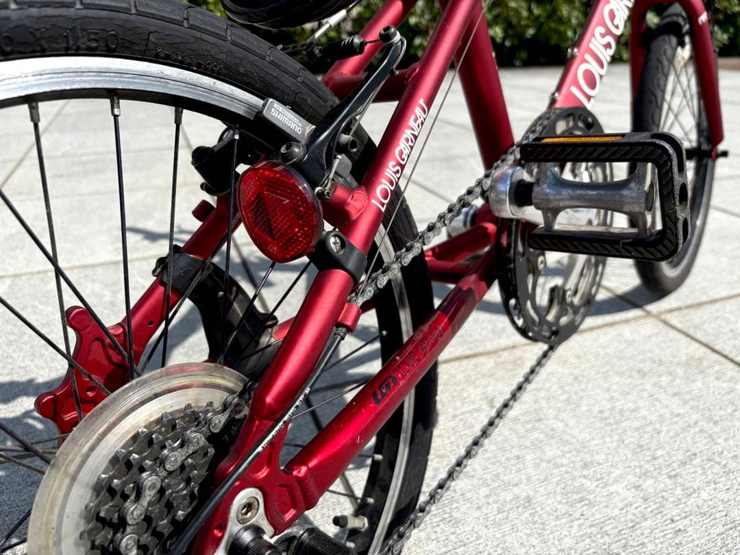 【引取限定】ルイガノ MV2 ミニベロ LOUIS GARNEAU マットレッド