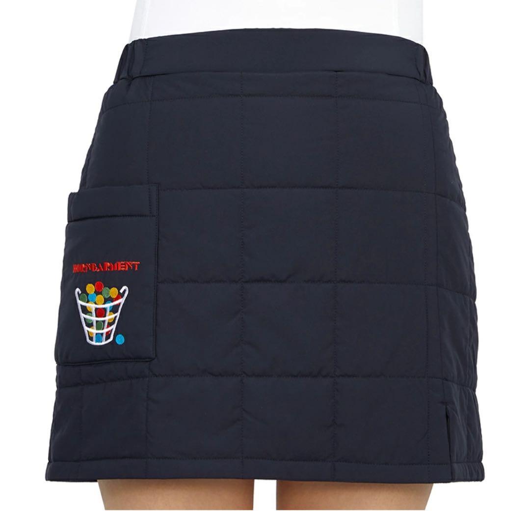 長袖ポロシャツ　保温素材　中綿　スカート　セットアップ　秋冬　サイズ36 新品