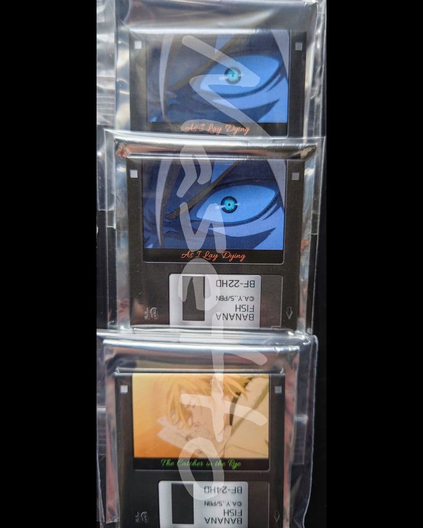 【稀少品】バナナフィッシュ フロッピー風缶バッジ vol.4 コンプリート