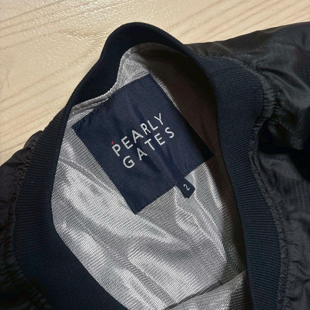 パーリーゲイツ　ツインスニード 　2枚セット モックネック　黒　ネイビーピンク