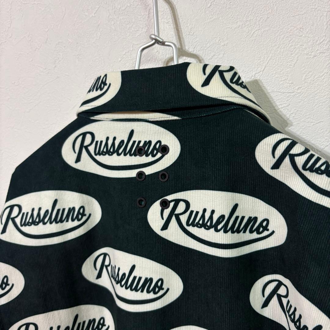 【RUSSELUNO】新品コーデュロイ総ロゴジャケットパンツ上下セット　Ｌ
