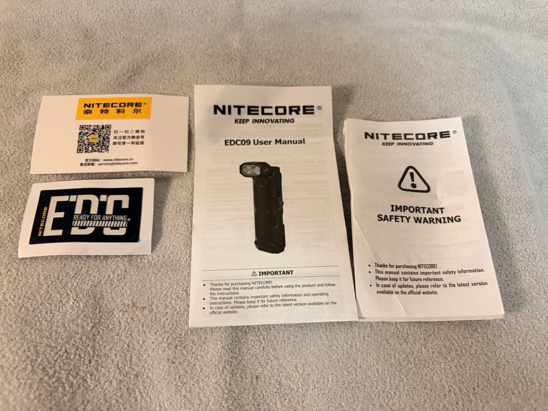 NITECORE EDC09 懐中電灯