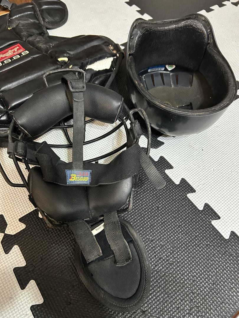 軟式用　ローリングス　キャッチャー防具　道具　プロテクター