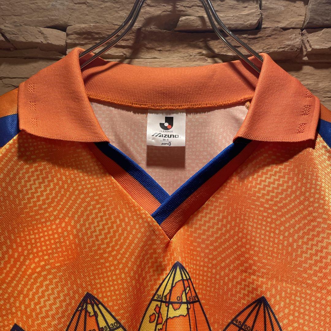 【当時物】90s'/MIZUNO×清水エスパルス/長袖ユニフォームJリーグ創成期