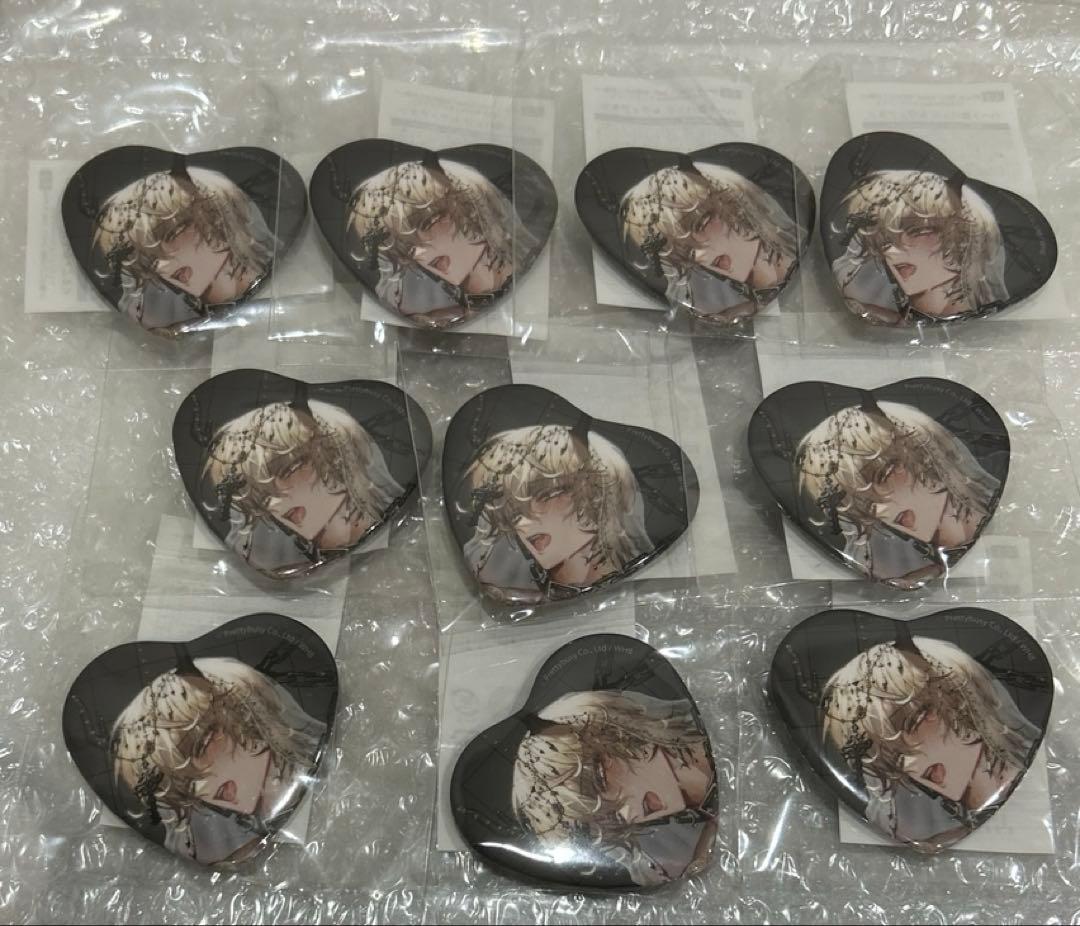 地獄のどこが悪い？ 1st くじ引き堂 C賞 ハート缶バッジ レヴィアタン