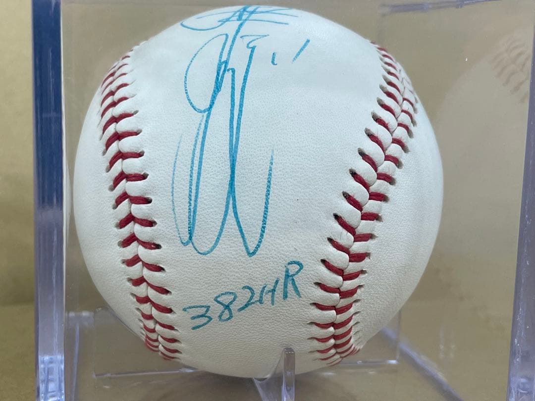 BBM社 150個限定 巨人 原辰徳 382HR 書き込み 直筆入りサインボール