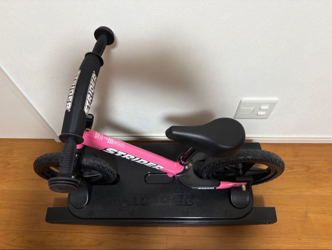 STRIDER バランスバイク 12インチ ピンク　ロッキングストライダー付き