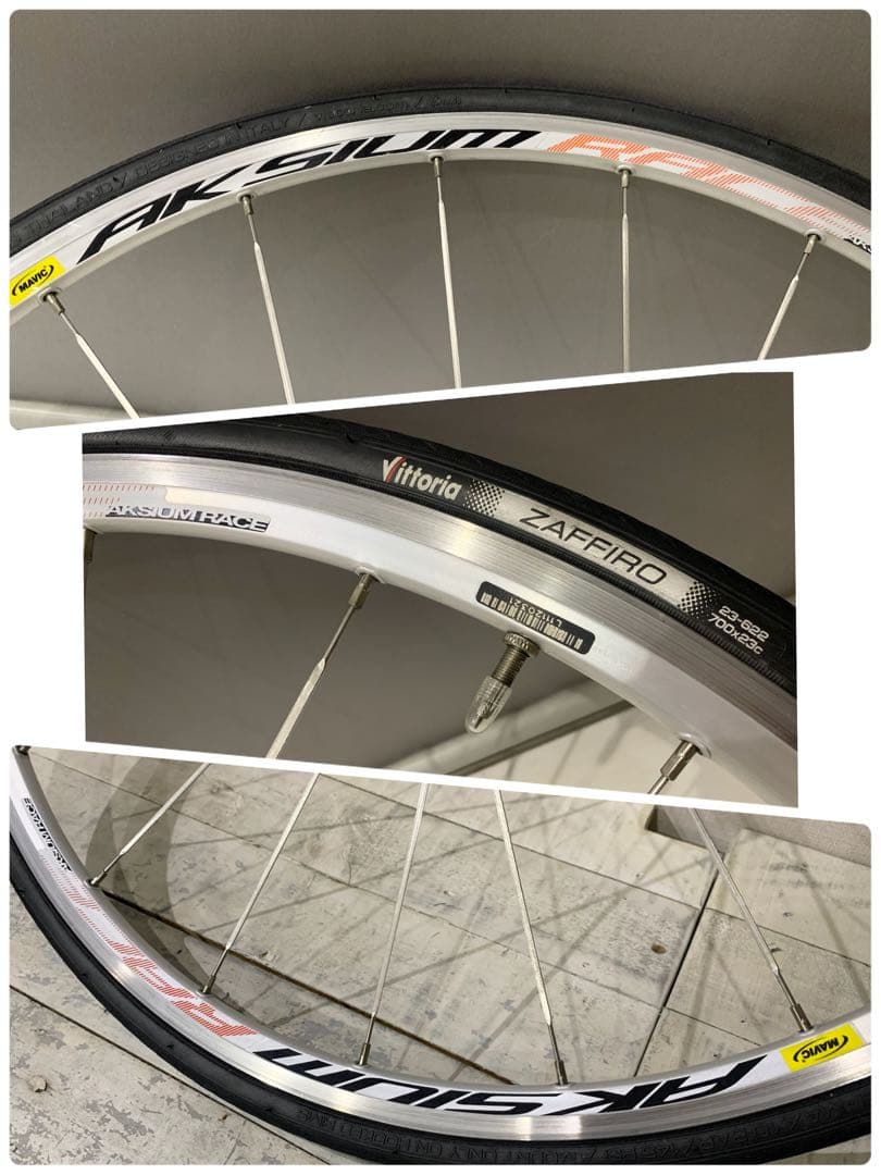 ◆Mavic AKSIUM RACE/マビック◆リアホイール＆スプロケ＆タイヤ