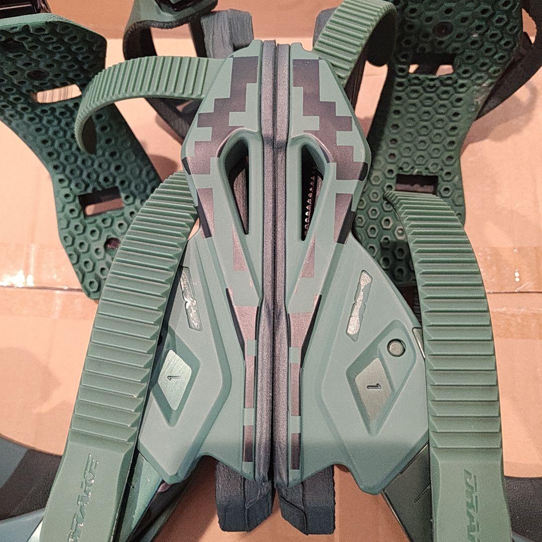 DRAKE スノーボードビンディング グリーン