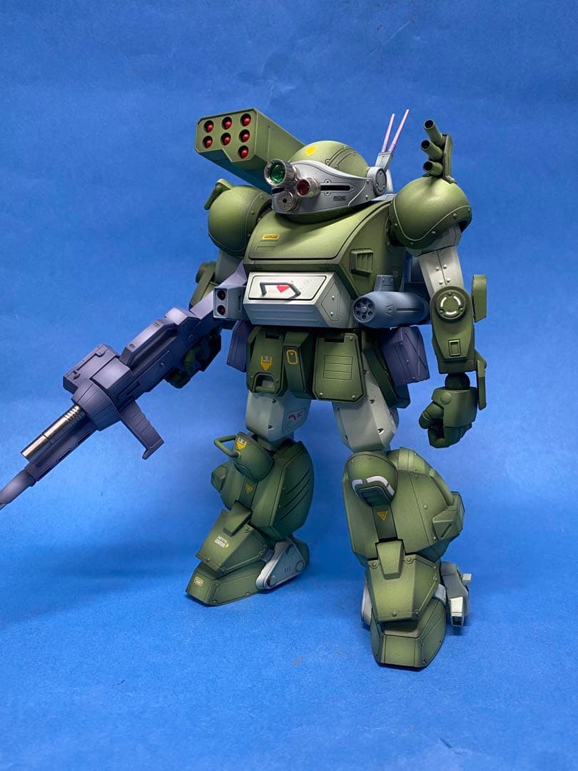 ウェーブ　ボトムズ　1/24スコープドッグターボカスタム　プラモデル完成品