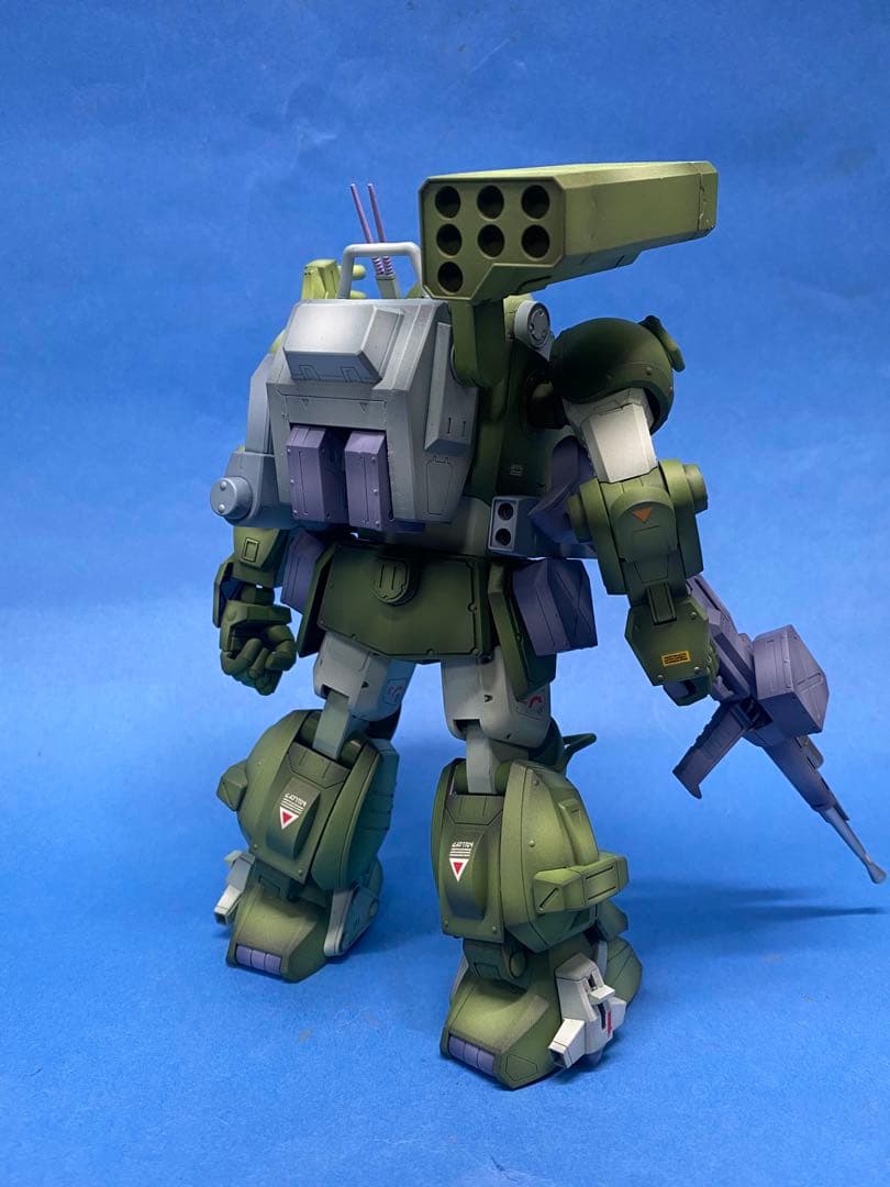 ウェーブ　ボトムズ　1/24スコープドッグターボカスタム　プラモデル完成品