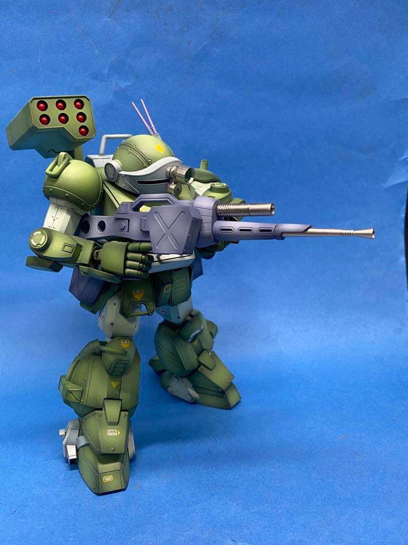 ウェーブ　ボトムズ　1/24スコープドッグターボカスタム　プラモデル完成品