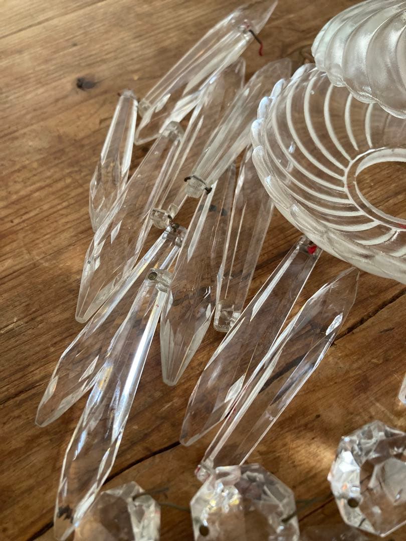 Parisヴィンテージ・シャンデリア用ガラスパーツまとめ売り