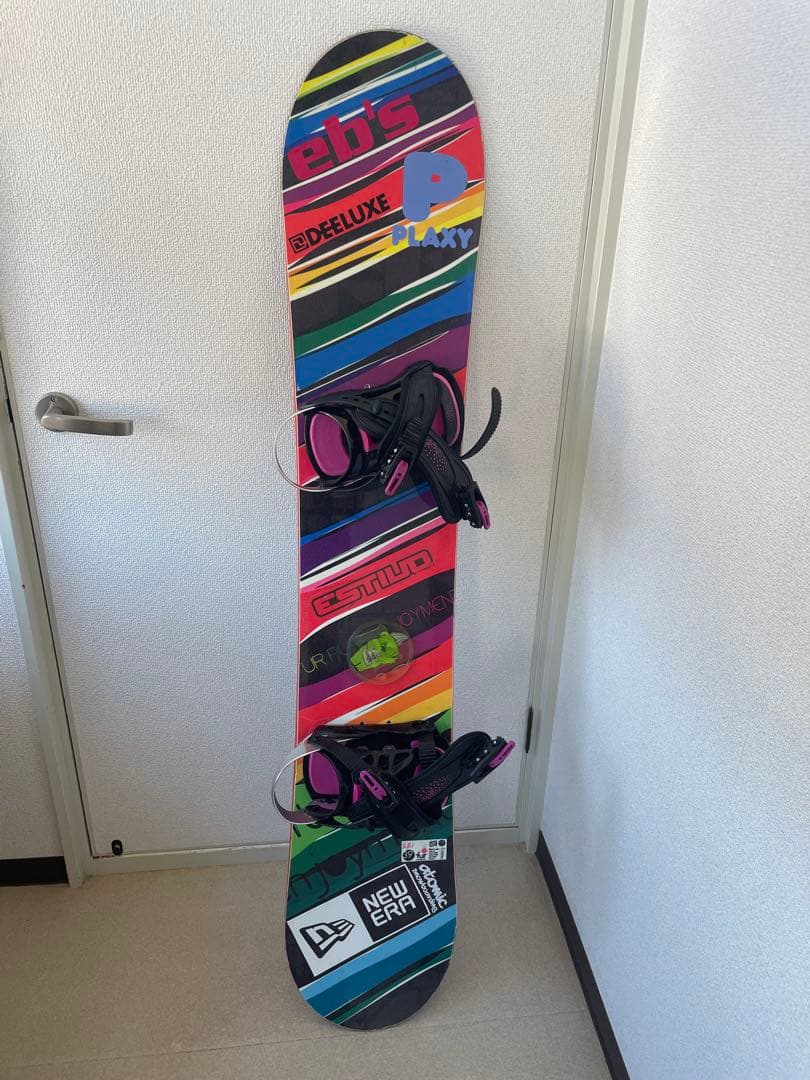 スノーボード2点セット　板　ビンディング