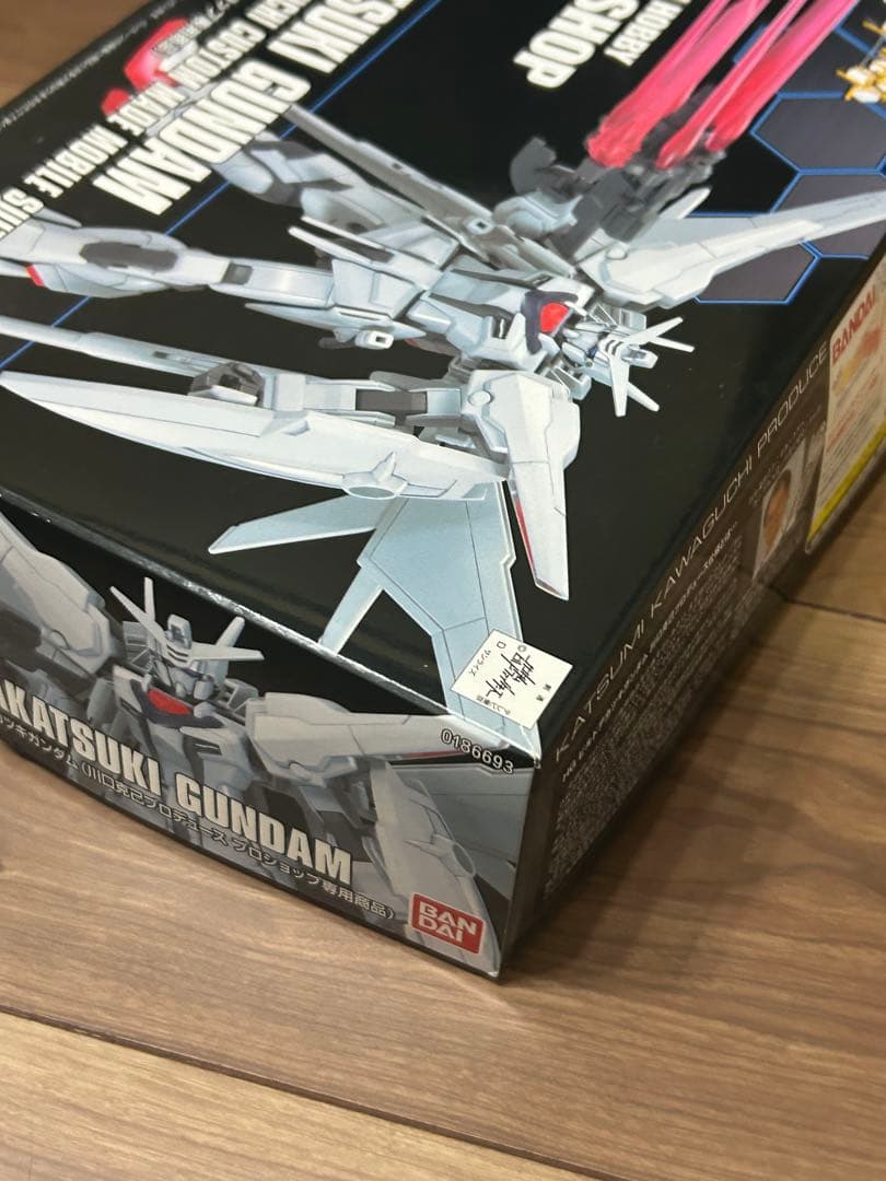 バンダイ　HG 1/144 ビルドアカツキガンダム　ガンプラ
