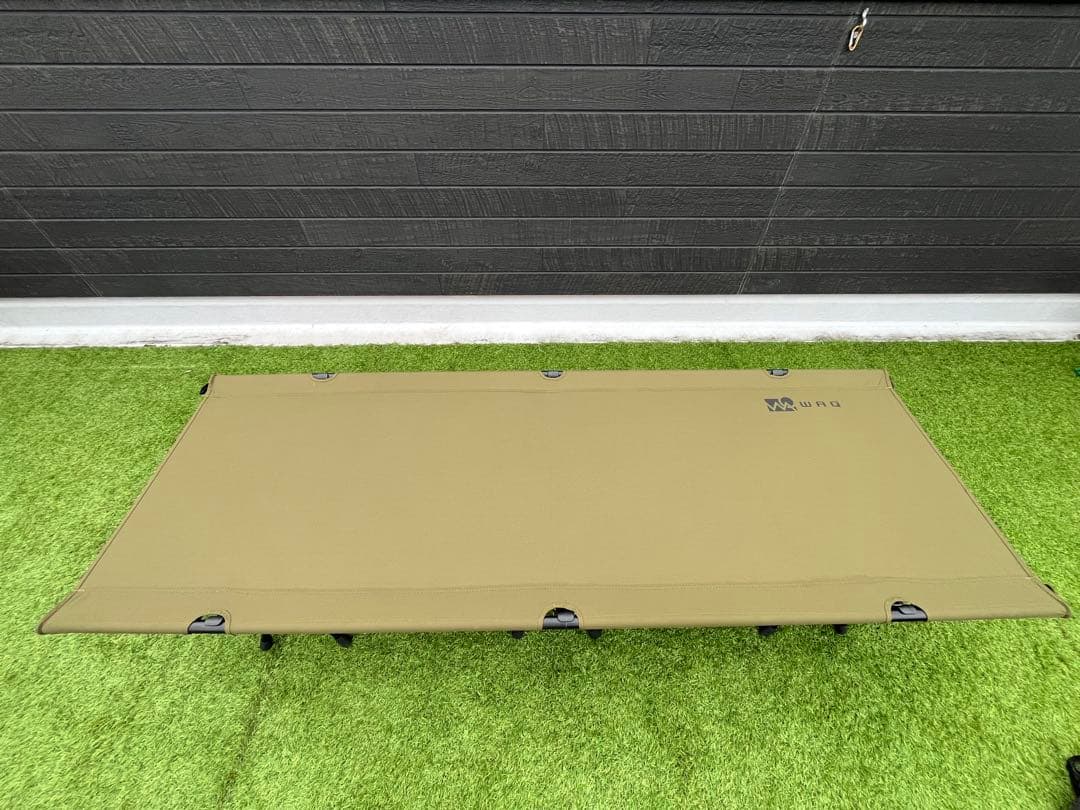 WAQ 2WAY フォールディングコット オリーブ キャンプコット