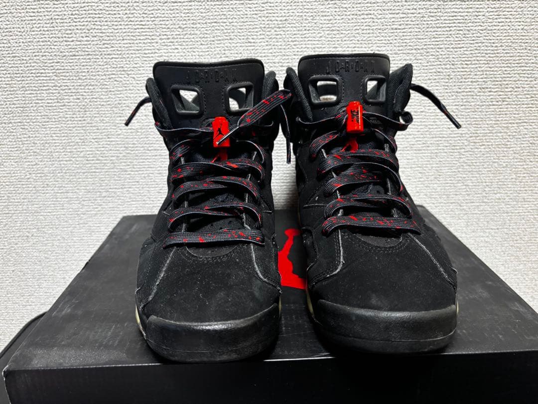 シューズ(男性用) NIKE AIR JORDAN6 RETRO OG BLACK INFRARED