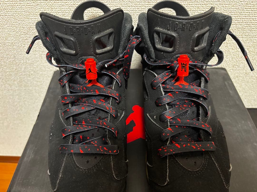 シューズ(男性用) NIKE AIR JORDAN6 RETRO OG BLACK INFRARED