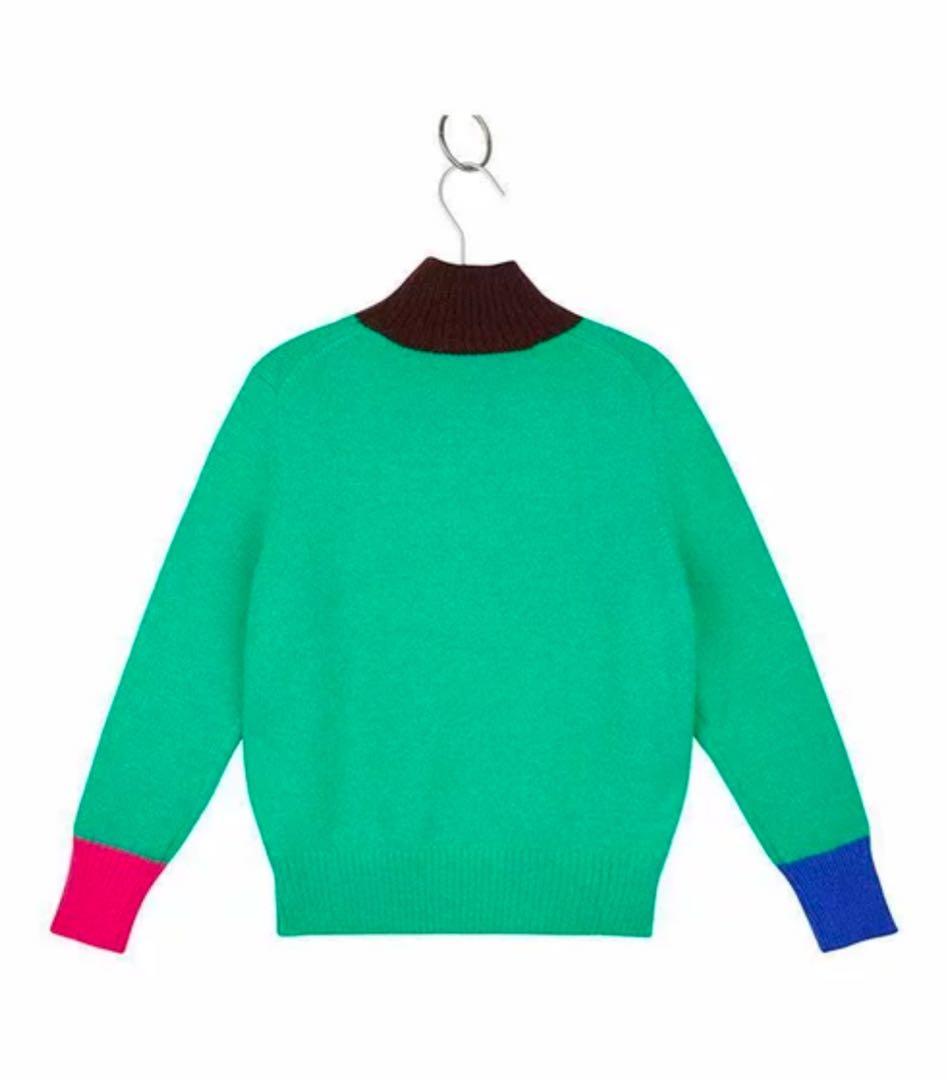 未入荷　カステルバジャクレディースゴルフセーター　マルチカラーS L