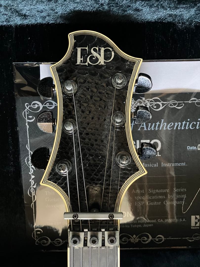 daizo ESP SUGIZO eclips ブラックパイソンs-1